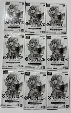 9 Pack Lot One Piece Card Game TCG Tournament Pack Volume 7 *Sealed English - Image 1