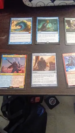 Magic: The Gathering M19 Battlebond 6 Card Lot Time Warp Mystical Tutor - Image 1