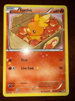 Torchic RC5/RC25 Legendary Treasures: Radiant Collection Holo Pokemon TCG Card - Image 1