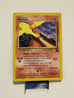 Moltres 21 First Movie Promo WOTC Black Star - Pokemon Card LP/MP - Image 1