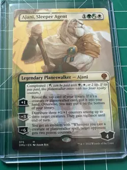 MTG Ajani, Sleeper Agent 375 Borderless - Dominaria United #375 - Image 1