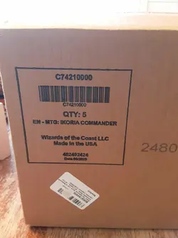 Magic the Gathering - Ikoria (2020) Set Of 5 Commander Decks - Sealed Case MTG - Image 1