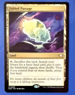 Fabled Passage Commander: Edge of Eternities 60 NM Magic MTG - Image 1
