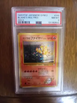 1999 Japanese Blaine's Moltres #146 Gym 2 PSA 8 Holo Rare Pokemon TCG PSA 8 - Image 2