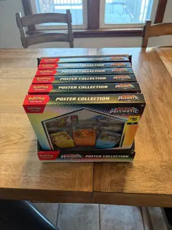 Pokemon Scarlet & Violet Prismatic Evolutions Poster Collection LOT OF 6 SEALED - Image 1