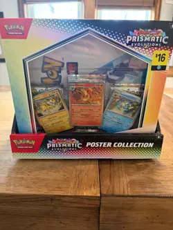 Pokemon Scarlet & Violet Prismatic Evolutions Poster Collection LOT OF 6 SEALED - Image 2