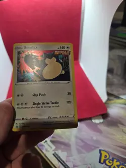 Pokemon TCG Snorlax Sword & Shield Swsh119 Promo Holo Bleed NM - Image 2