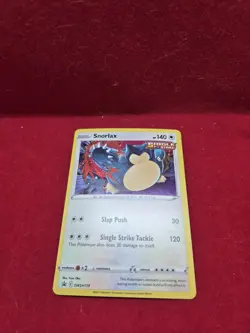 Pokemon TCG Snorlax Sword & Shield Swsh119 Promo Holo Bleed NM - Image 3