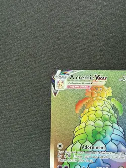 Alcremie VMAX 073/072 NM/M SWSH Shining Fates Secret Rainbow Pokemon TCG - Image 3