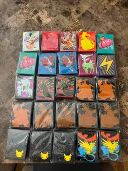 Pokemon TCG Accessories Lot - 25 Sealed Sleeves,Dice, Markers, Coins Etc - Image 1