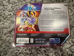 Pokemon TCG Raging Bolt EX Tin - 5 Booster Packs FACTORY SEALED - Image 2