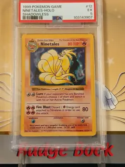 Ninetales - Pokemon Base Set 12/102 - Holo (Shadowless) - Grade 5 - Image 3