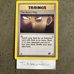 Pokemon - Trainer - The Boss's Way 73/82 - 2000 Team Rocket Set - Image 1