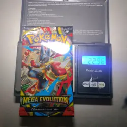 Heavy 22.96g Pokemon Tcg mega evolution Booster Pack Factory Sealed New - Image 1