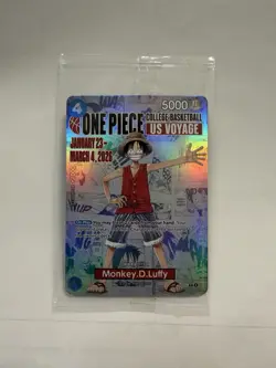 Monkey.D.Luffy (055) (College Basketball US Voyage) P-055 One Piece Illinois - Image 1