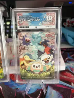 2020-21-22 Pokemon Let’s have Fun Promo Sticker Card Ace 10 Japanese RARE - Image 3