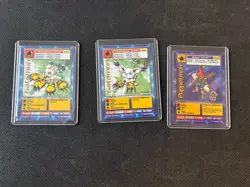 Digimon TCG trading cards set of 3 - Image 1