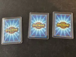 Digimon TCG trading cards set of 3 - Image 5