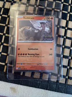 Reshiram (Phantasmal Flames Stamped) 017/094 Celestial Holo NM Pokemon Card - Image 1