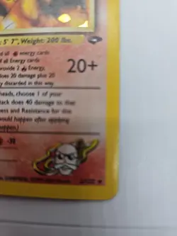 Blaine's Charizard 2/132 Gym Challenge Holo Pokemon Card - Image 5