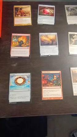Magic: The Gathering Wizards 9 Card Lot Soulfire Sword of War Sol Ring Path - Image 1