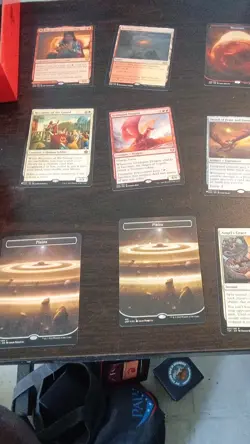 Magic: The Gathering 10 Card Lot Secret Lair Commander Red/White Goldspan Dragon - Image 1