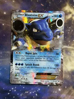 Blastoise EX XY30 NM NEAR MINT Holo Black Star Promo Rare XY 2014 Pokemon Card - Image 1