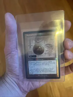 Sigil of Valor (Schematic) (Serial Numbered) -Foil LP MTG 164/500 - Image 2