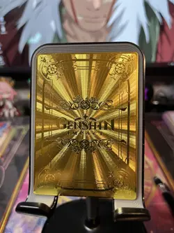 Goddess Story Metal Card Rare Anime Genshin Impact Furina - Image 1