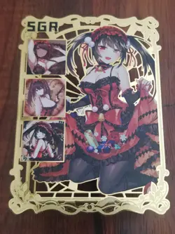Kurumi Tokisaki - Date A Live - Goddess Story Gold Metal SGR Card - #018/200 - Image 1