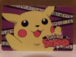 1999 Pokemon Snap Blockbuster Video Smart Card Pikachu Nintendo Promo - Image 1