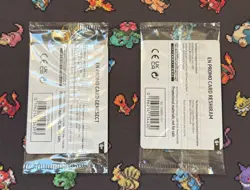 Sealed Reshiram 017/094 & Genesect 008/094 Phantasmal Flames Stamped Promo Cards - Image 2