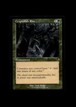 Innistrad Remastered #408 Cryptolith Rite (Retro Frame) - Image 1