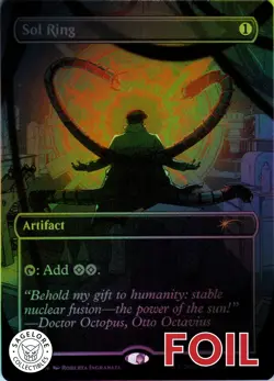 MTG Sol Ring (Doc Ock) (Rainbow) (1988) | NM Foil | Secret Lair Spider-Man {SLD} - Image 1