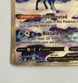 Pokemon Suicune V GG38/GG70 Full Art Gallarian Gallery Crown Zenith Near Mint NM - Image 5