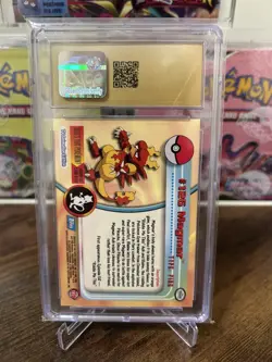 TOPPS POKEMON TV MAGMAR #126 HOLO SERIES 3 BLUE LOGO CGC 10 PRISTINE - Image 2