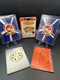 COMPLETE Pokemon TCG Vintage Japanese Blaine Guren Town Gym Theme Deck - LP - Image 2