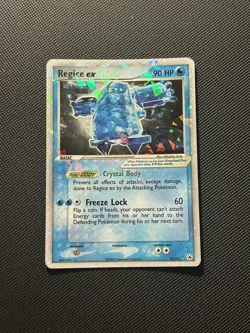 Regice Ex Hidden Legends 97/101 Holo Rare Pokemon TCG Nintendo cracked ice - Image 1
