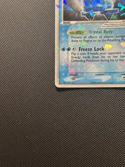 Regice Ex Hidden Legends 97/101 Holo Rare Pokemon TCG Nintendo cracked ice - Image 2