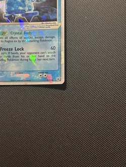 Regice Ex Hidden Legends 97/101 Holo Rare Pokemon TCG Nintendo cracked ice - Image 4