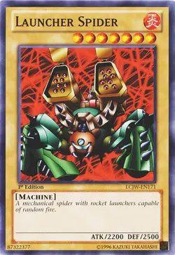 Yugioh! LP Launcher Spider - LCJW-EN171 - Common - 1st Edition Lightly Played, E - Image 1