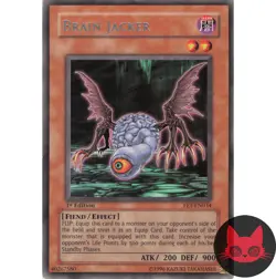 Yugioh Brain Jacker FET-EN034 Rare 1st Edition LP - Image 1