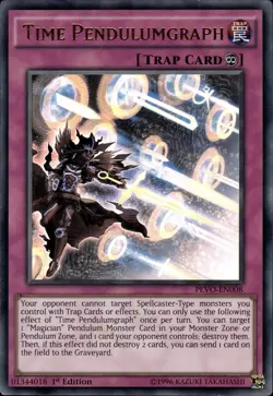 Time Pendulumgraph - Ultra Rare 1st Edition PEVO-EN008 - NM - YuGiOh - Image 1