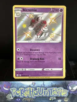 Pokemon Card Alcremie SV058/SV122 Shiny Vault Shining Fates Near Mint - Image 1