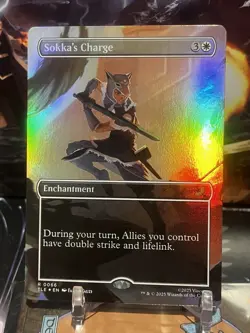 MTG | Sokka's Charge (Borderless) ✨FOIL✨ (TLE) - Image 1