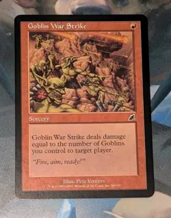 MTG Scourge Common GOBLIN WAR STRIKE SP - Image 1