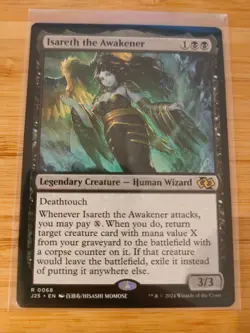 MTG Isareth the Awakener (Anime) 0068 J25 Foundations M/NM Free UK P&P - Image 1