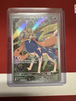 Zacian 100/94 Illustration Rare Holo Phantasmal Flames English Pokemon TCG - Image 1