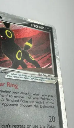 Pokemon TCG Umbreon EX Holo Ultra Rare Unseen Forces 112/115 - Image 3