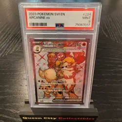 ARCANINE ex - PSA MINT 9 - 2023 Pokemon Scarlet & Violet - #224 - Image 1
